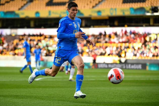 Photo LaPresse - Fabio Ferrari June, 11 2022 Wolverhampton, United Kingdom soccer England vs Italy - Uefa Nations League - Group C 3 6 - Molineux Stadium. In the pic:Matteo Pessina(Italy)  Copyright: xFabioxFerrari LaPressex