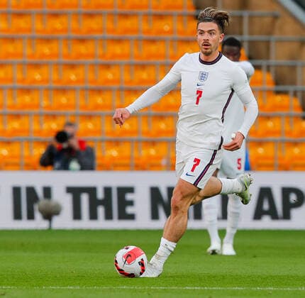 England v Italy UEFA Nations League Jack Grealish of England during the UEFA Nations League match between England and Italy at Molineux, Wolverhampton Content Not Available For UK Newspapers Copyright: xPaulxChestertonx FIL-17006-0054 UK Newspapers OUT