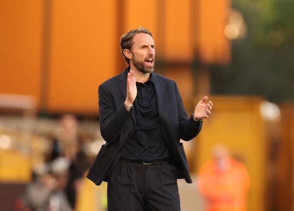 Mandatory Credit: Photo by Ryan Browne Shutterstock (12979657bf) Gareth Southgate manager of England. England v Italy, UEFA Nations League, Group A3, International Football, Molineux, Wolverhampton, UK - 11 Jun 2022 EDITORIAL USE ONLY No use with unauthorised audio, video, data, fixture lists, club league logos or live services. Online in-match use limited to 120 images, no video emulation. No use in betting, games or single club league player publications. England v Italy, UEFA Nations League, Group A3, International Football, Molineux, Wolverhampton, UK - 11 Jun 2022 EDITORIAL USE ONLY No use with unauthorised audio, video, data, fixture lists, club league logos or live services. Online in-match use limited to 120 images, no video emulation. No use in betting, games or single club league player publications.  Copyright: xRyanxBrowne Shutterstockx 12979657bf