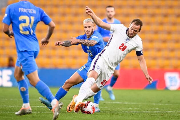 Sport Bilder des Tages Photo LaPresse - Fabio Ferrari June, 11 2022 Wolverhampton, United Kingdom soccer England vs Italy - Uefa Nations League - Group C 3 6 - Molineux Stadium. In the pic:Kane(England)  Copyright: xFabioxFerrari LaPressex