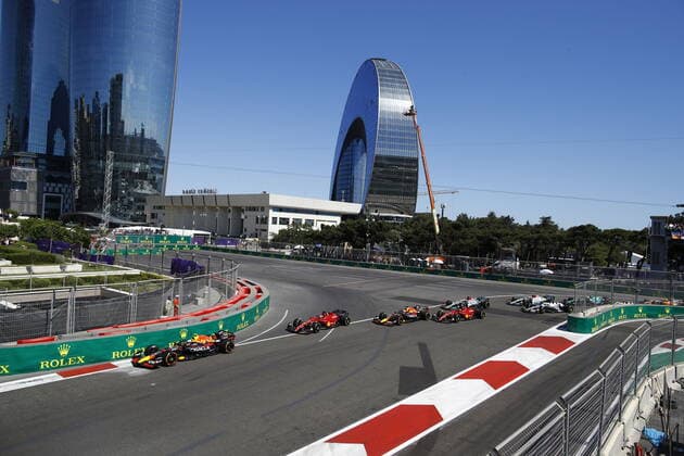 Formula 1, Azerbaijan GP in Baku, the race
