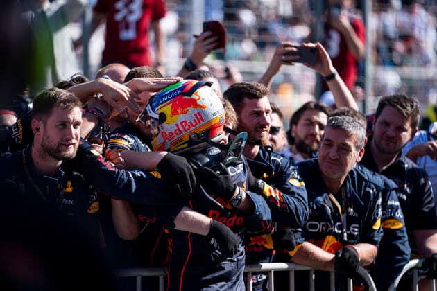 June 12, 2022, Baku, Azerbaijan: SERGIO PEREZ of Mexico and Red Bull Racing after the 2022 FIA Formula 1 Azerbaijan Grand Prix at Baku City Circuit in Baku, Azerbaijan. Baku Azerbaijan - ZUMAg147 20220612_zap_g147_014 Copyright: xJamesxGasperottix