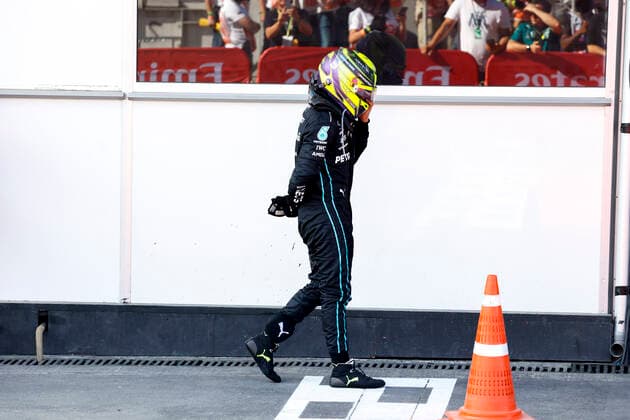 44 Lewis Hamilton GBR, Mercedes AMG Petronas F1 Team , F1 Grand Prix of Azerbaijan at Baku City Circuit on June 12, 2022 in Baku, Azerbaijan Photo by HOCH ZWEI Baku Azerbaijan