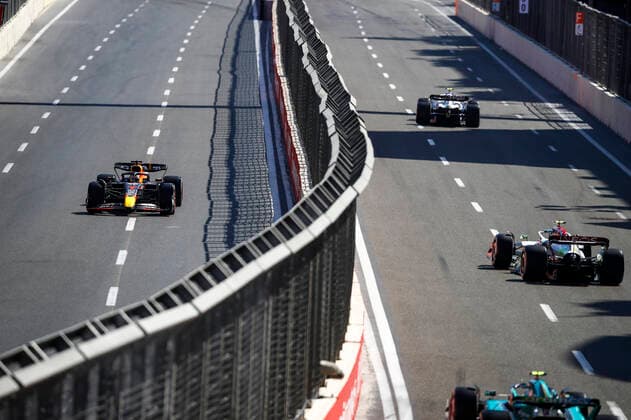 1 Max Verstappen NLD, Oracle Red Bull Racing , F1 Grand Prix of Azerbaijan at Baku City Circuit on June 12, 2022 in Baku, Azerbaijan Photo by HOCH ZWEI Baku Azerbaijan