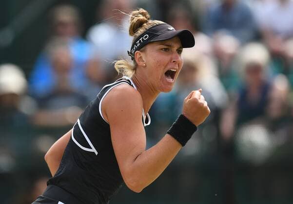 Mandatory Credit: Photo by Anna Gowthorpe Shutterstock (12979627g) Beatriz Haddad Maia of Brazil during the final match Rothesay Open, Tennis, Nottingham Tennis Centre, Nottingham, UK - 12 Jun 2022 Rothesay Open, Tennis, Nottingham Tennis Centre, Nottingham, UK - 12 Jun 2022  Copyright: xAnnaxGowthorpe Shutterstockx 12979627g