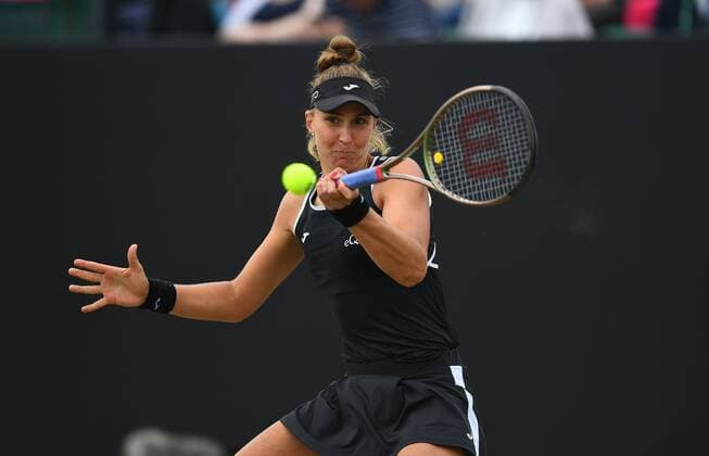 Mandatory Credit: Photo by Anna Gowthorpe Shutterstock (12979627i) Beatriz Haddad Maia of Brazil during the final match Rothesay Open, Tennis, Nottingham Tennis Centre, Nottingham, UK - 12 Jun 2022 Rothesay Open, Tennis, Nottingham Tennis Centre, Nottingham, UK - 12 Jun 2022  Copyright: xAnnaxGowthorpe Shutterstockx 12979627i