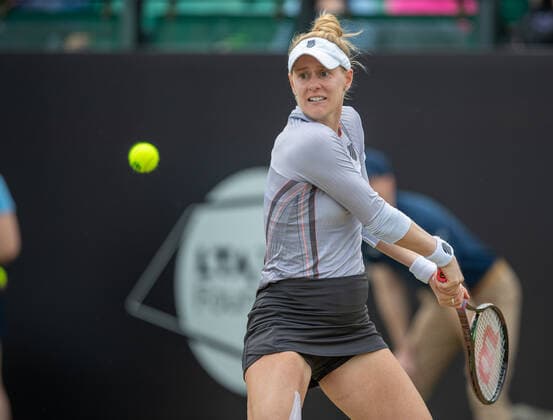Rothesay Open Nottingham Day Four Alison Riske during the Womens Finals match of the Rothesay Open Nottingham Day Four at Nottingham Tennis Centre, Nottingham Content Not Available For UK Newspapers Copyright: xDarrenxWoolleyx FIL-17005-0054 UK Newspapers OUT