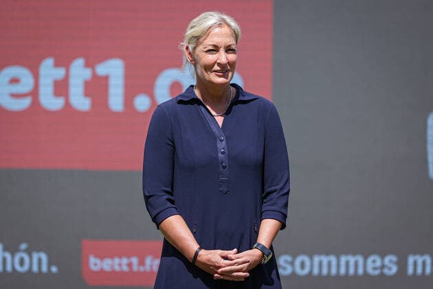 Opening ceremony at Steffi Graf Stadium Barbara Rittner Tournament Director bett1open , bett1open WTA 500, Berlin, LTTC Rot Weiß , 12 06 2022, Copyright: xClaudioxGärtnerx