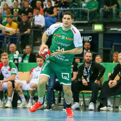 Leipzig, 09 06 2022, QUARTERBACK Immobilien ARENA Leipzig, handball, men, season 2021 2022, LIQUI MOLY HBL, 33 match day , SC DHfK SC Magdeburg 31 36 16 17 , In the picture Marko Mamic 14, Leipzig ,