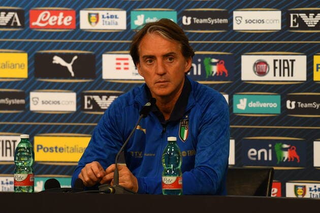 MOENCHENGLADBACH, GERMANY - JUNE 13, 2022: press conference, PK, Pressekonferenz of Roberto Mancini Head coach of Italy The football match of UEFA Nations League 2023 between Germany vs Italy Copyright: xVITALIIxKLIUIEVx