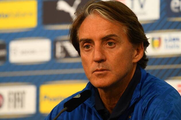 MOENCHENGLADBACH, GERMANY - JUNE 13, 2022: press conference, PK, Pressekonferenz of Roberto Mancini Head coach of Italy The football match of UEFA Nations League 2023 between Germany vs Italy Copyright: xVITALIIxKLIUIEVx