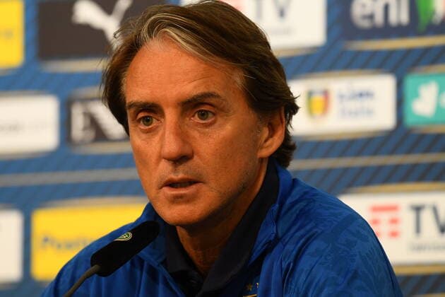 MOENCHENGLADBACH, GERMANY - JUNE 13, 2022: press conference, PK, Pressekonferenz of Roberto Mancini Head coach of Italy The football match of UEFA Nations League 2023 between Germany vs Italy Copyright: xVITALIIxKLIUIEVx