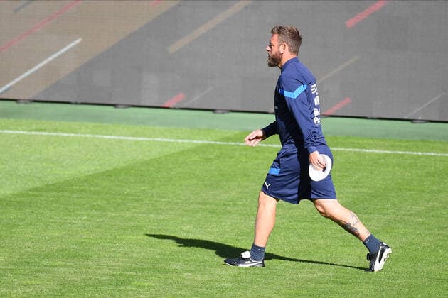 MOENCHENGLADBACH, GERMANY - JUNE 13, 2022: Pre match practice. Daniele De Rossi Assistant. The football match of UEFA Nations League 2023 between Germany vs Italy Copyright: xVITALIIxKLIUIEVx