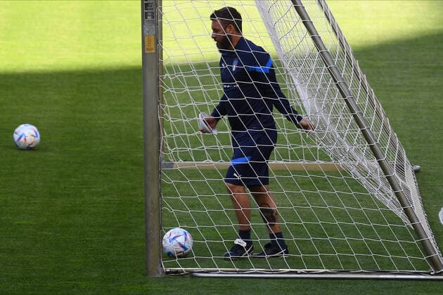 MOENCHENGLADBACH, GERMANY - JUNE 13, 2022: Pre match practice. Daniele De Rossi Assistant. The football match of UEFA Nations League 2023 between Germany vs Italy Copyright: xVITALIIxKLIUIEVx