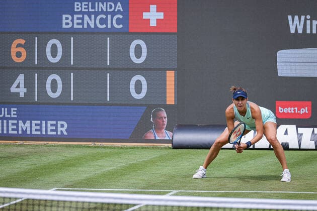 Belinda BENCIC SUI, bett1open WTA 500, Berlin, LTTC Rot Weiß , 14 06 2022, Copyright: xClaudioxGärtnerx