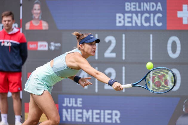 Belinda BENCIC SUI, bett1open WTA 500, Berlin, LTTC Rot Weiß , 14 06 2022, Copyright: xClaudioxGärtnerx