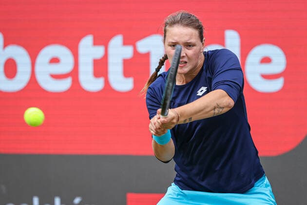 Jule NIEMEIER GER, bett1open WTA 500, Berlin, LTTC Rot Weiß , 14 06 2022, Copyright: xClaudioxGärtnerx