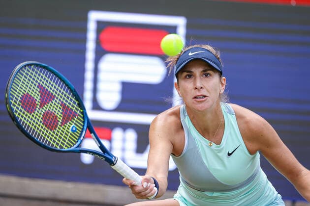Belinda BENCIC SUI, bett1open WTA 500, Berlin, LTTC Rot Weiß , 14 06 2022, Copyright: xClaudioxGärtnerx