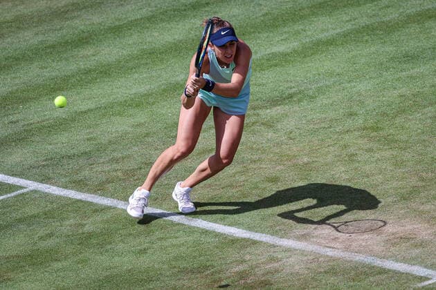Belinda BENCIC SUI, bett1open WTA 500, Berlin, LTTC Rot Weiß , 14 06 2022, Copyright: xClaudioxGärtnerx