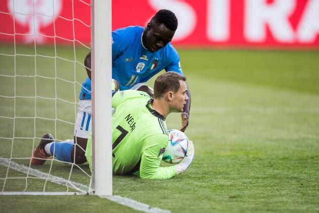 UEFA Nations League, Germany Italy 14 06 2022 Manuel Neuer 1, Germany holds UEFA Nations League, Germany Italy, Moenchengladbach, BORUSSIA PARK Copyright: xBEAUTIFULxSPORTS Wunderlx