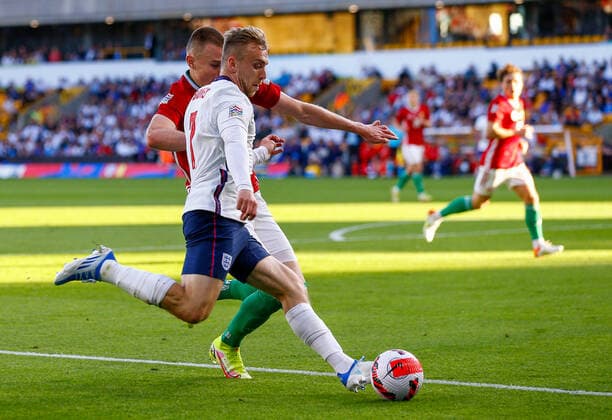 England v Hungary UEFA Nations League Jarrod Bowen of England tries to get a cross in during the UEFA Nations League match between England and Hungary at Molineux, Wolverhampton Content Not Available For UK Newspapers Copyright: xPaulxChestertonx FIL-17013-0117 UK Newspapers OUT