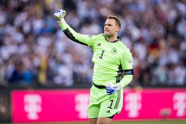 UEFA Nations League, Germany Italy 14 06 2022 Manuel Neuer 1, Germany celebrates 2 0 by Ilkay Guendogan 21, Germany UEFA Nations League, Germany Italy, Moenchengladbach, BORUSSIA PARK Copyright: xBEAUTIFULxSPORTS Wunderlx