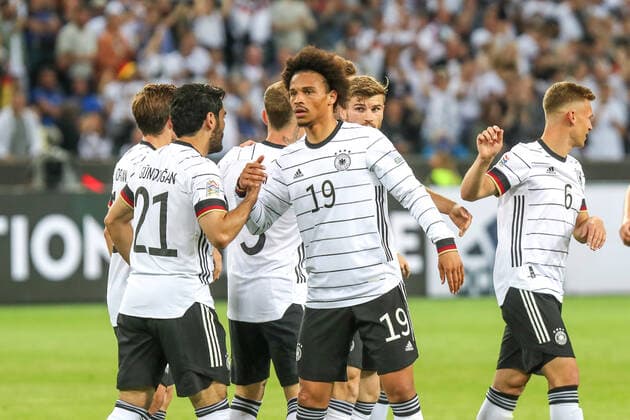 Sports, Football, UEFA Nations League League A Group 3 Matchday 4 Germany Italy 14 06 2022, BORUSSIA PARK Mönchengladbach Goal celebration Germany to 3 0 by Thomas Müller 13, Germany Photo Herbertz Nico Herbertz Mönchengladbach BORUSSIA PARK Nordrhein Westfahlen Germany