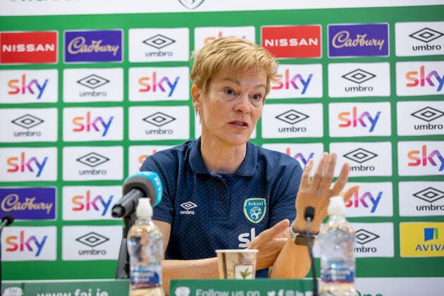 Republic of Ireland WNT Squad Announcement, FAI HQ, Abbotstown, Dublin 15 6 2022 Manager Vera Pauw Vera Pauw 15 6 2022  Copyright: x INPHO MorganxTreacyx AZ0I8009