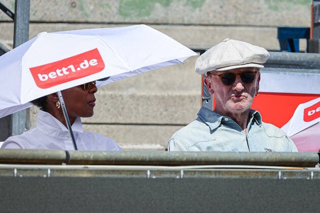 Tennis, WTA Tournament in Berlin, Marius Müller Westernhagen as guest
