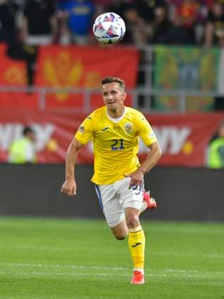 Marius Stefanescu at the football match between Romania and Montenegro, counting for the League of Nations, held on Rapid Giulesti Stadium in Bucharest, Tuesday, June 14, 2022 Bucharest Copyright: xRazvanxPasarica SPORTxPICTURESx