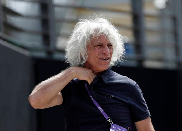 15th June 2022; Edgbaston Priory Club, Edgbaston, Birmingham, United Kingdom; Birmingham Classic Lawn Tennis tournament; Sergio Giorgi, father and coach to Camila Giorgi (ITA) watches her match against Tereza Martincova (CZE)  ActionPlus12400116 RogerxEvans