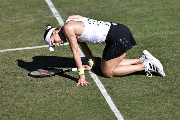 Andrea Petkovic, GER, during second round at 2022 bett1 Open in Berlin, 15 06 2022