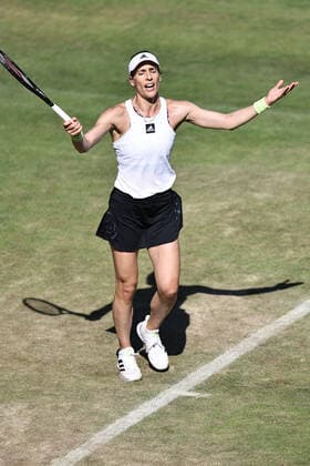 Andrea Petkovic, GER, during second round at 2022 bett1 Open in Berlin, 15 06 2022