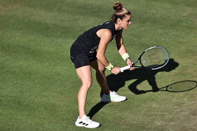 Maria Sakkari, GRE, during second round at 2022 bett1 Open in Berlin, 15 06 2022