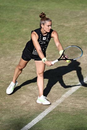 Maria Sakkari, GRE, during second round at 2022 bett1 Open in Berlin, 15 06 2022