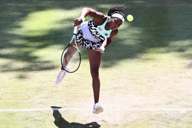 Coco Gauff, USA, during second round at 2022 bett1 Open in Berlin, 15 06 2022