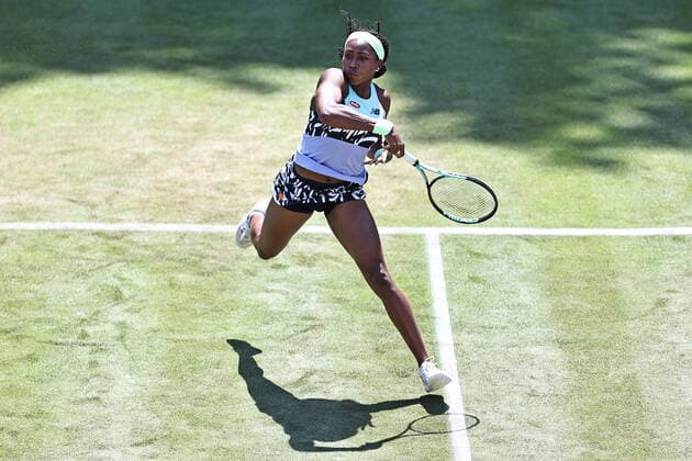 Coco Gauff, USA, during second round at 2022 bett1 Open in Berlin, 15 06 2022