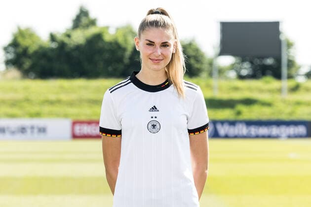 Womens National Team Media Day 16 06 2022 Jule Brand Womens National Team Media Day, Herzogenaurach, Adi Dassler Stadium Copyright: xBEAUTIFULxSPORTS Wunderlx