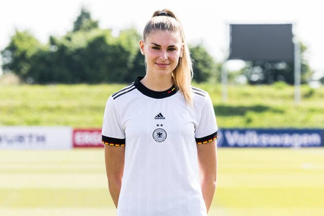 Womens National Team Media Day 16 06 2022 Jule Brand Womens National Team Media Day, Herzogenaurach, Adi Dassler Stadium Copyright: xBEAUTIFULxSPORTS Wunderlx
