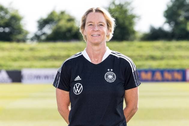 Womens National Team Media Day 16 06 2022 Martina Voss Tecklenburg National Coach Womens National Team Media Day, Herzogenaurach, Adi Dassler Stadium Copyright: xBEAUTIFULxSPORTS Wunderlx