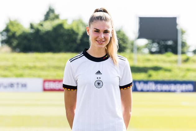 Womens National Team Media Day 16 06 2022 Jule Brand Womens National Team Media Day, Herzogenaurach, Adi Dassler Stadium Copyright: xBEAUTIFULxSPORTS Wunderlx