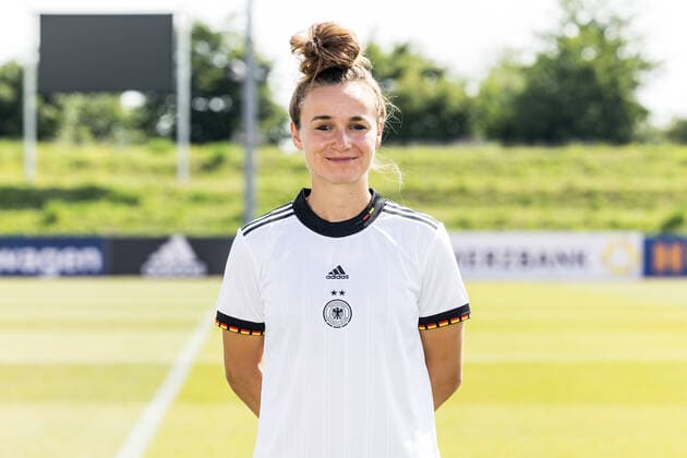 Womens National Team Media Day 16 06 2022 Lina Magull Womens National Team Media Day, Herzogenaurach, Adi Dassler Stadium Copyright: xBEAUTIFULxSPORTS Wunderlx