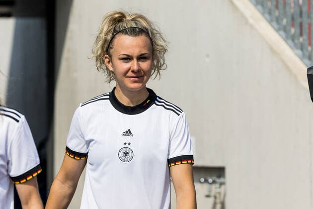 Womens National Team Media Day 16 06 2022 Lena Lattwein Womens National Team Media Day, Herzogenaurach, Adi Dassler Stadium Copyright: xBEAUTIFULxSPORTS Wunderlx