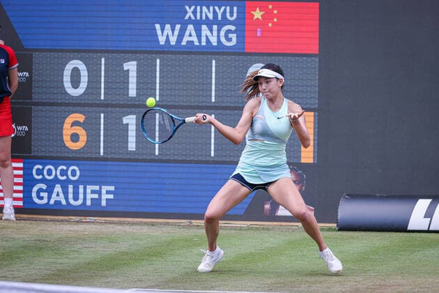 Xinyu WANG CHN, bett1open WTA 500, Berlin, LTTC Rot Weiß , 16 06 2022, Copyright: xClaudioxGärtnerx