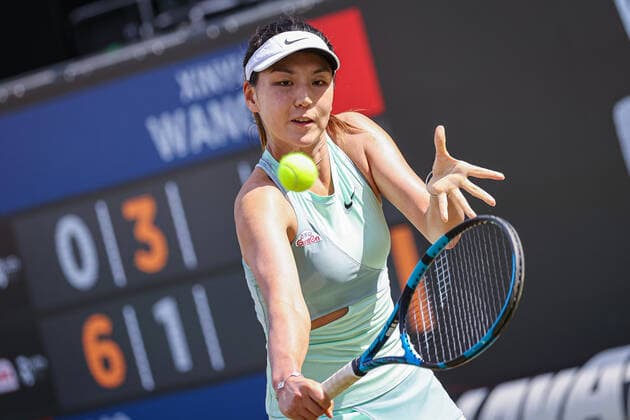 Xinyu WANG CHN, bett1open WTA 500, Berlin, LTTC Rot Weiß , 16 06 2022, Copyright: xClaudioxGärtnerx