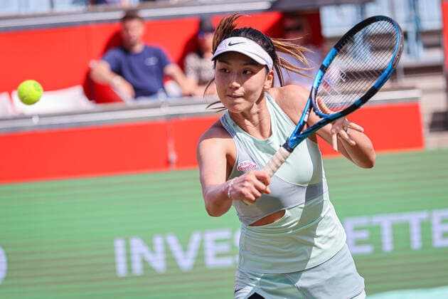 Xinyu WANG CHN, bett1open WTA 500, Berlin, LTTC Rot Weiß , 16 06 2022, Copyright: xClaudioxGärtnerx