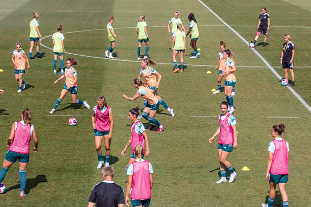 Football, Womens EURO 2022, National Team Germany, The preparation in the quarters in Herzogenaurach