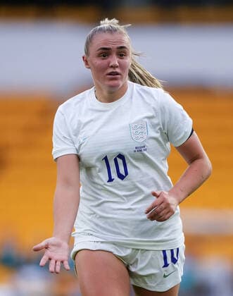 Georgia Stanway (Bayern Munich) of England Women during the International Friendly, L?nderspiel, Nationalmannschaft match between England Women and Belgium Women at Molineux Stadium, Wolverhampton, England on 16 June 2022. Copyright: xAndyxRowlandx PMI-4998-0008