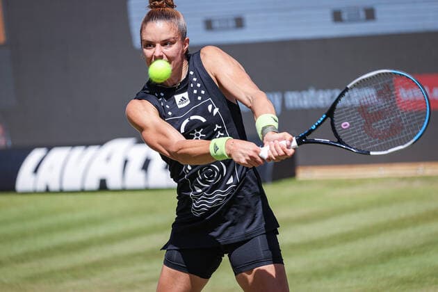 Maria SAKKARI GRE, bett1open WTA 500, Berlin, LTTC Rot Weiß , 17 06 2022, Copyright: xClaudioxGärtnerx