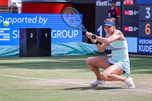 Belinda BENCIC SUI, bett1open WTA 500, Berlin, LTTC Rot Weiß , 17 06 2022, Copyright: xClaudioxGärtnerx